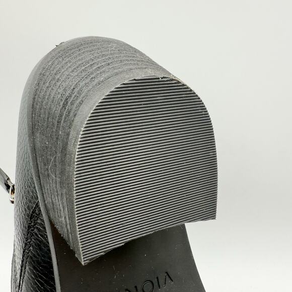 Vionic Womens Cecily Ankle Boots US 6 Wide Black Leather Waterproof EUC - Picture 13 of 14